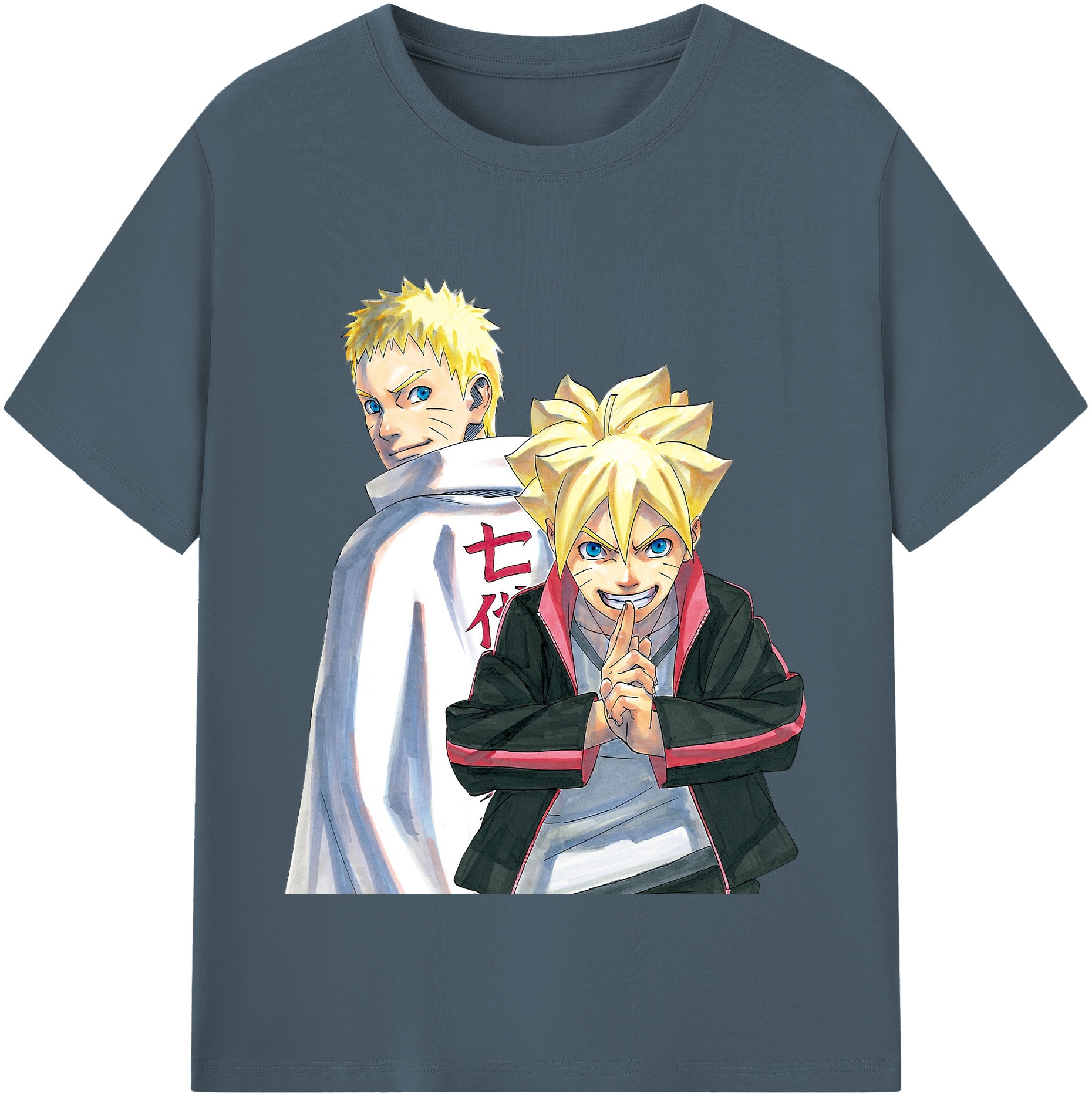 （画像用） NARUTO -ナルト- うずまき ボルト Uzumaki Boruto 綿100％半袖Tシャツ（フロントプリント）